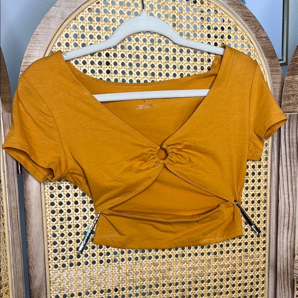 Mustard Yellow Women's Top